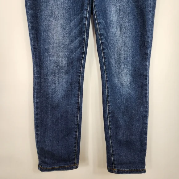 Judy Blue Relaxed Fit Angie Straight Leg Jeans Cropped Stretch Dark Wash 31 - Picture 4 of 10